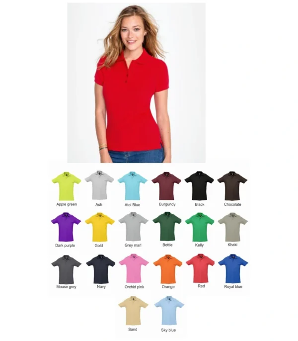 Sol's 11310 Ladies People CottonPique Polo Shirt